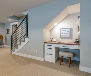 How to build basement home office, Grand Rapids MI