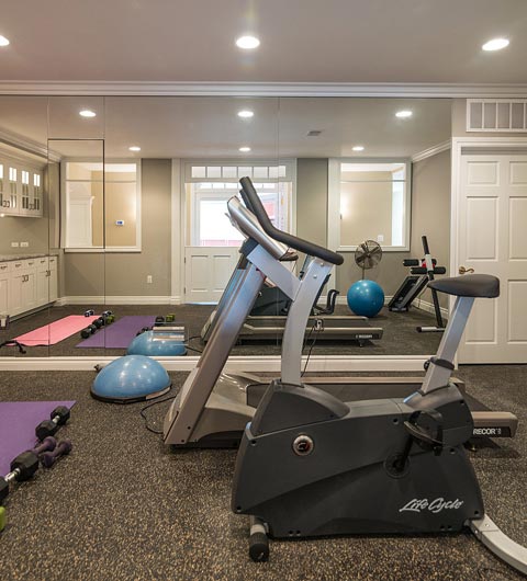 Basement Exercise Room Byron Center